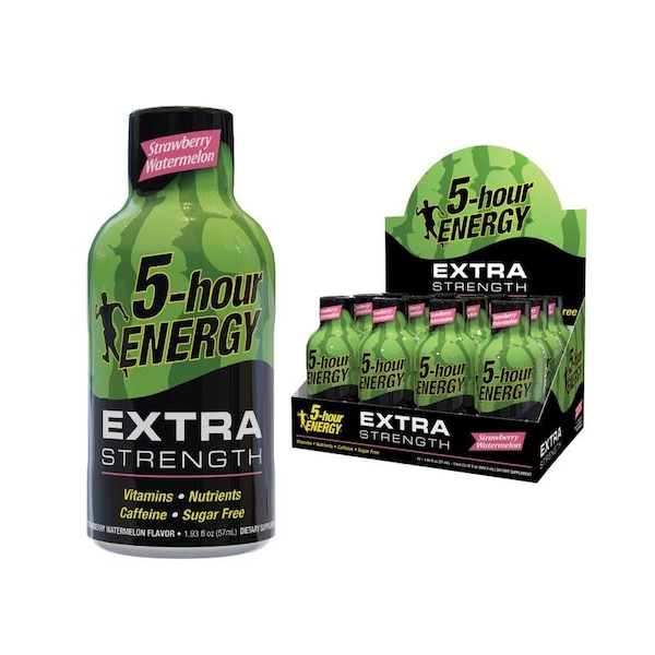 5 Hour Energy 5-hour Energy Extra Strength Sugar Free Strawberry Watermelon Energy Shot 1.93 oz 748125 - main